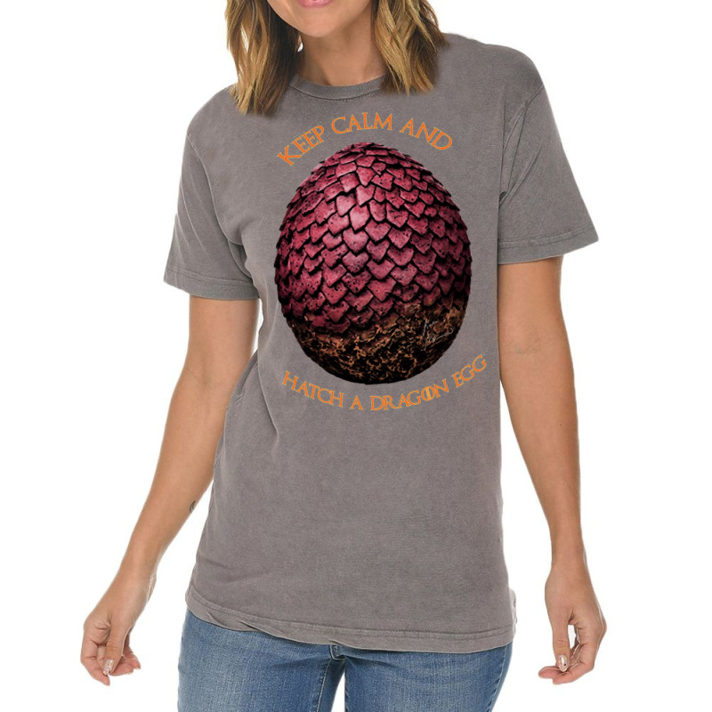 Drogon Dragon Egg Art Print Vintage T-Shirt by dokaraulusoyz | Artistshot