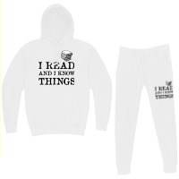 I Read And I Know Things (book) Hoodie & Jogger Set | Artistshot