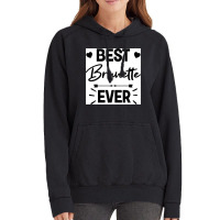 Best Brunette Ever Chiffon Top Vintage Hoodie | Artistshot