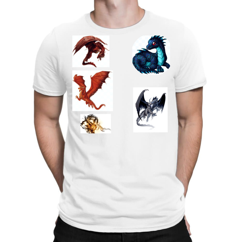 Dragon Sticker T-shirt | Artistshot