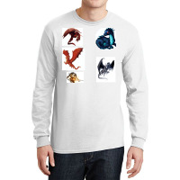 Dragon Sticker Long Sleeve Shirts | Artistshot