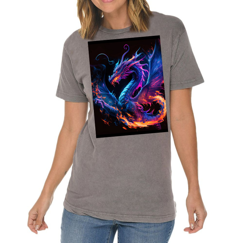 Fantasy Dragons And Mystical Creatures 85 Vintage T-shirt | Artistshot