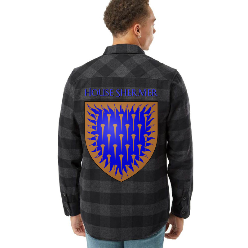 House Shermer Coat Of Arms Heraldry Sigil   A Song Flannel Shirt | Artistshot