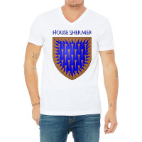 House Shermer Coat Of Arms Heraldry Sigil   A Song V-neck Tee | Artistshot