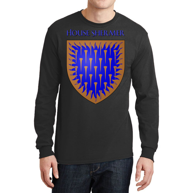 House Shermer Coat Of Arms Heraldry Sigil   A Song Long Sleeve Shirts | Artistshot