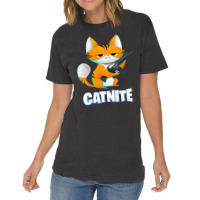 Catnite Gift For Gamers Fortnite Vintage T-shirt | Artistshot