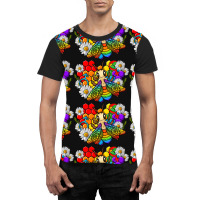 Pride Bee With Daisy Lgbtq Graphic T-shirt | Artistshot