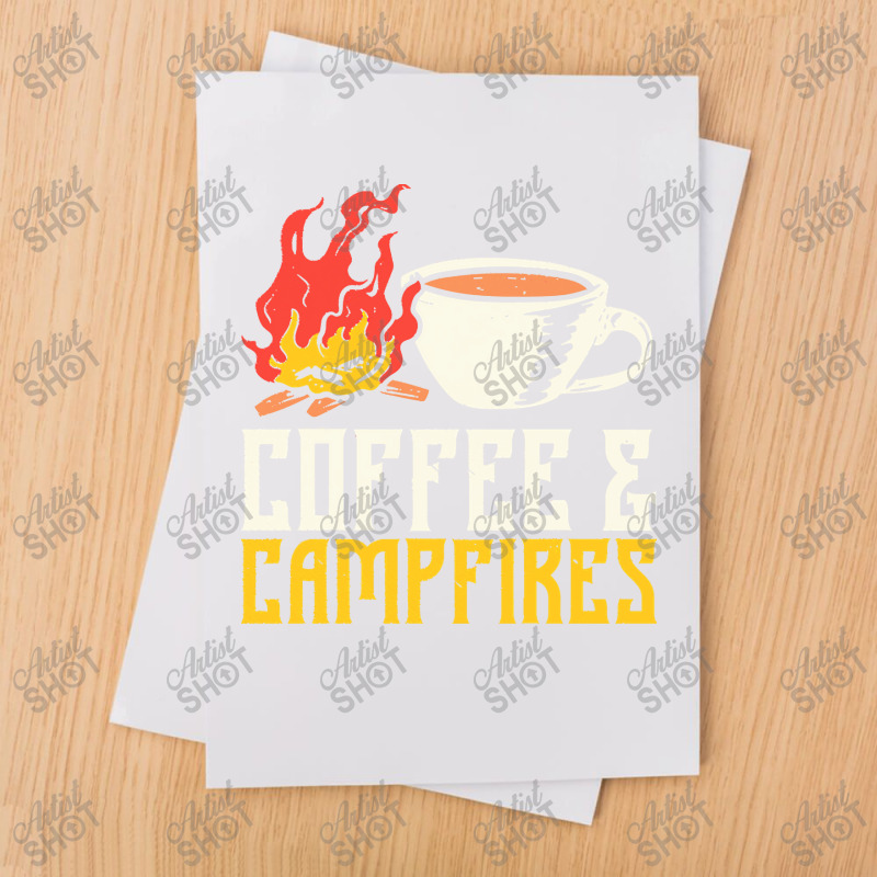 Campfire T  Shirt Coffee And Campfires T  Shirt Sublimation Transfer | Artistshot