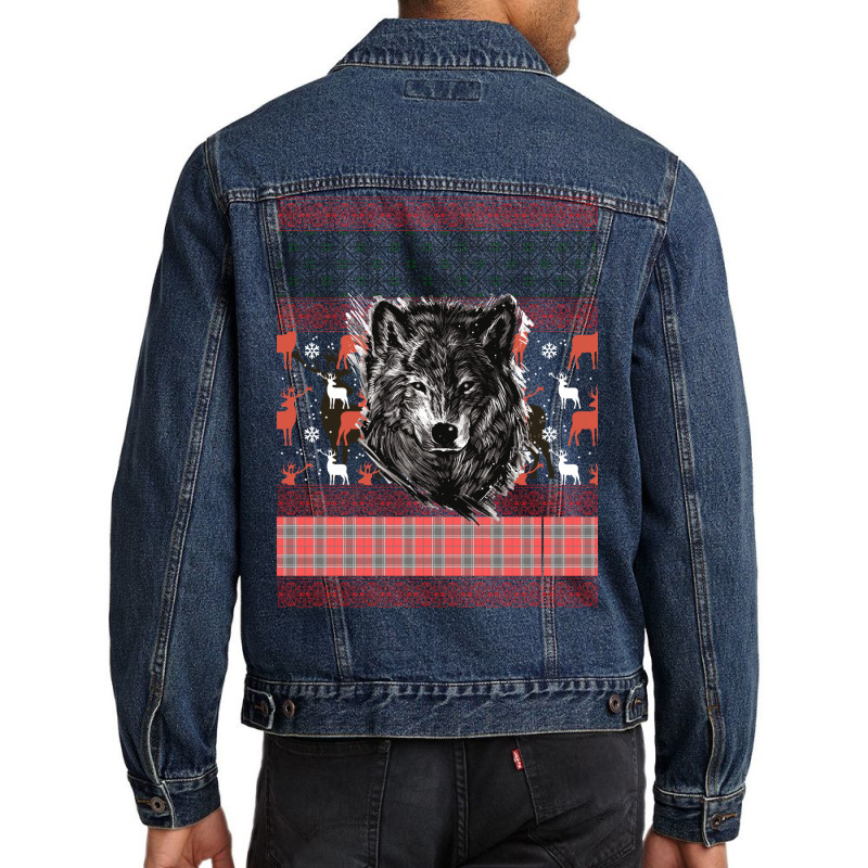 Christmas Pattern Men Denim Jacket | Artistshot