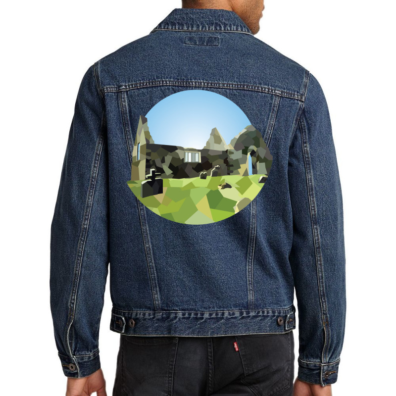 Bonamargy Friary Men Denim Jacket by alcapethaty | Artistshot