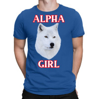 Cute White Wolf Alpha T Shirt T-shirt | Artistshot