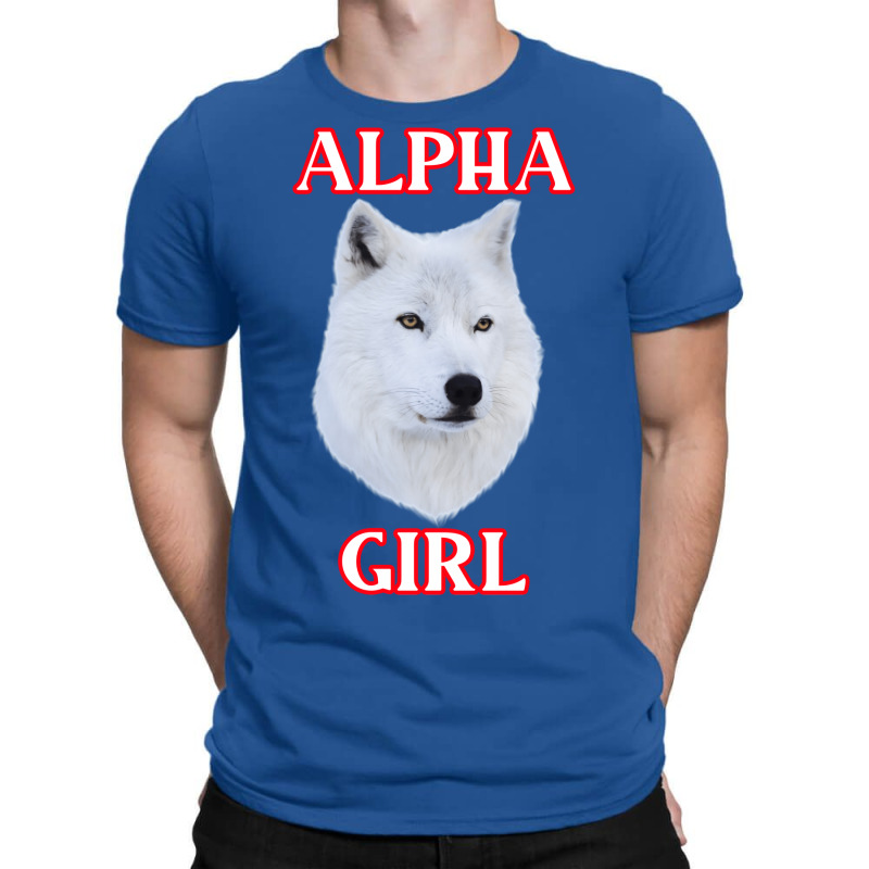 Cute White Wolf Alpha T Shirt T-Shirt by alcapethaty | Artistshot