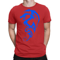 Distinctive Blue Dragon T-shirt | Artistshot