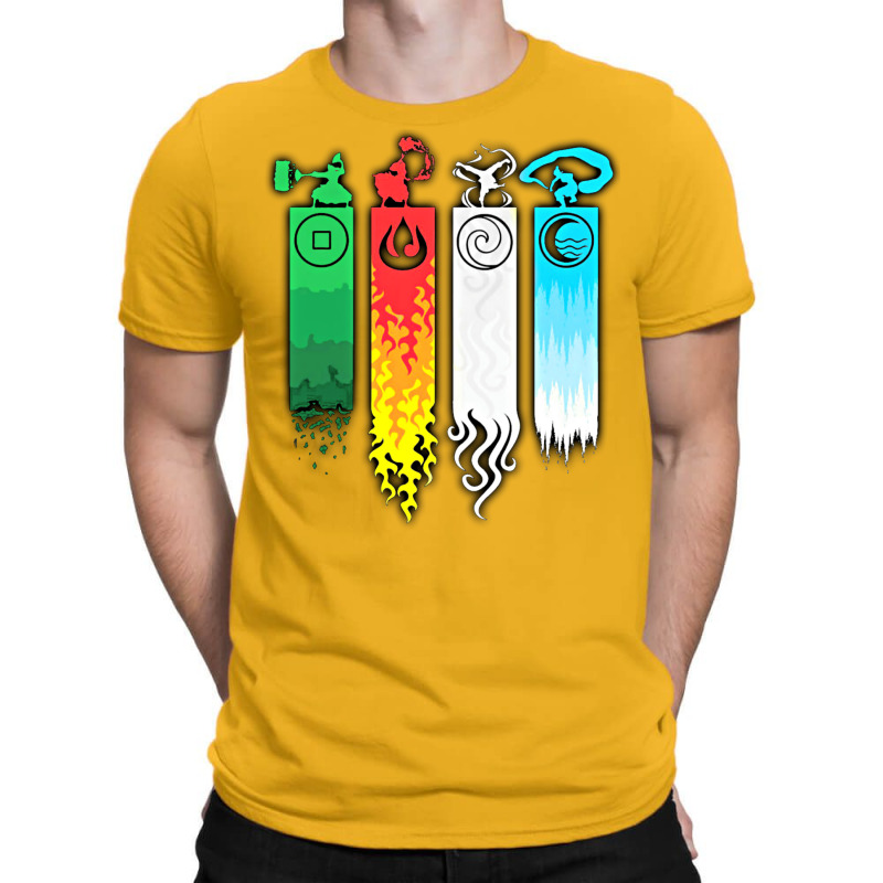 Elemental Bending Avatar T-Shirt by alcapethaty | Artistshot