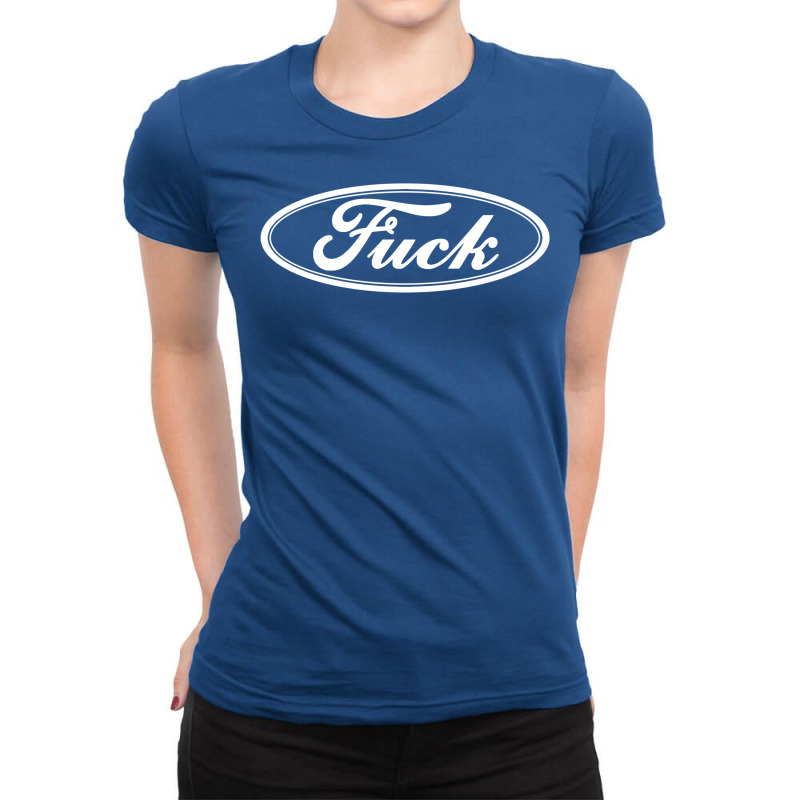 Fuck   White Ladies Fitted T-Shirt by hayganadzovi4 | Artistshot