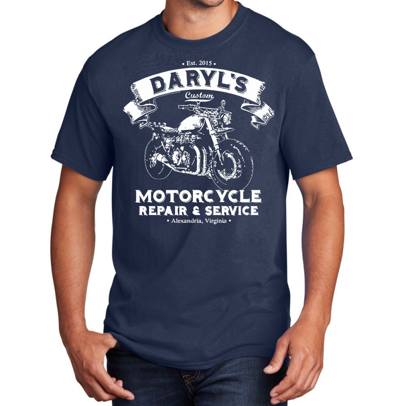 Daryl's Custom Motorcycle Repair & Service Basic T-shirt | Artistshot