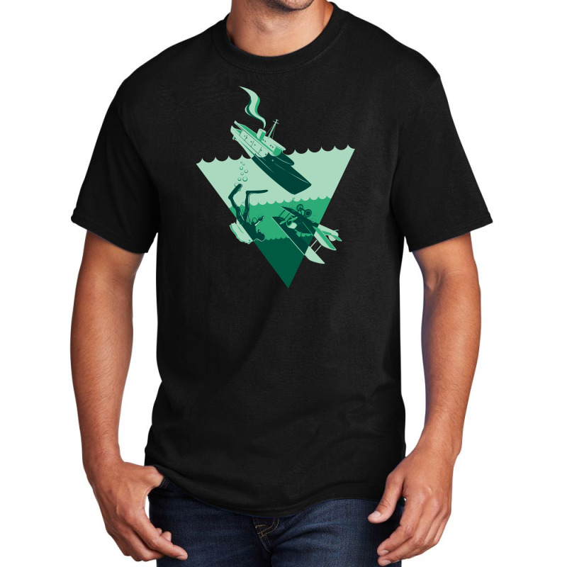 Bermuda Triangle Basic T-shirt by DitreamX | Artistshot