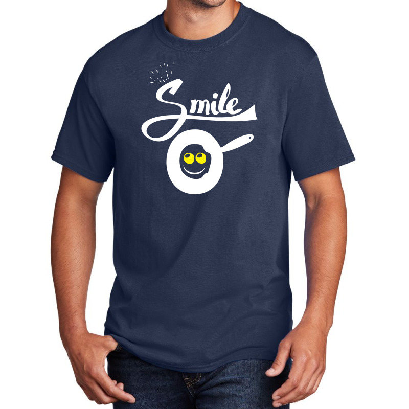 Make A Smile Fried Basic T-shirt by Chilistore | Artistshot