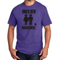 Under New Management Stag Night Wedding Mens Basic T-shirt | Artistshot