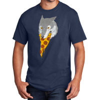 Pizza Wolf Basic T-shirt | Artistshot