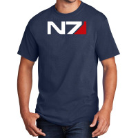 Mass Effect N7 Logo Basic T-shirt | Artistshot