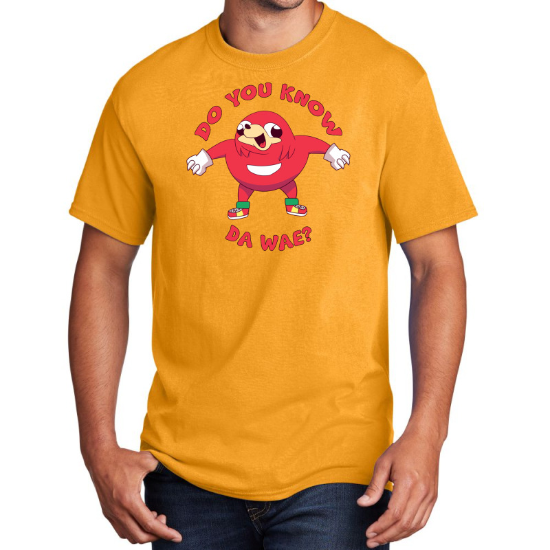 Ugandan Knuckles Do You Know Da Wae Basic T-shirt by tshiart | Artistshot