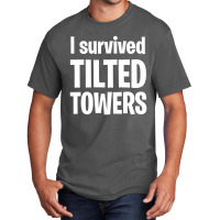 I Survived Tilted Towers (white) Basic T-shirt | Artistshot