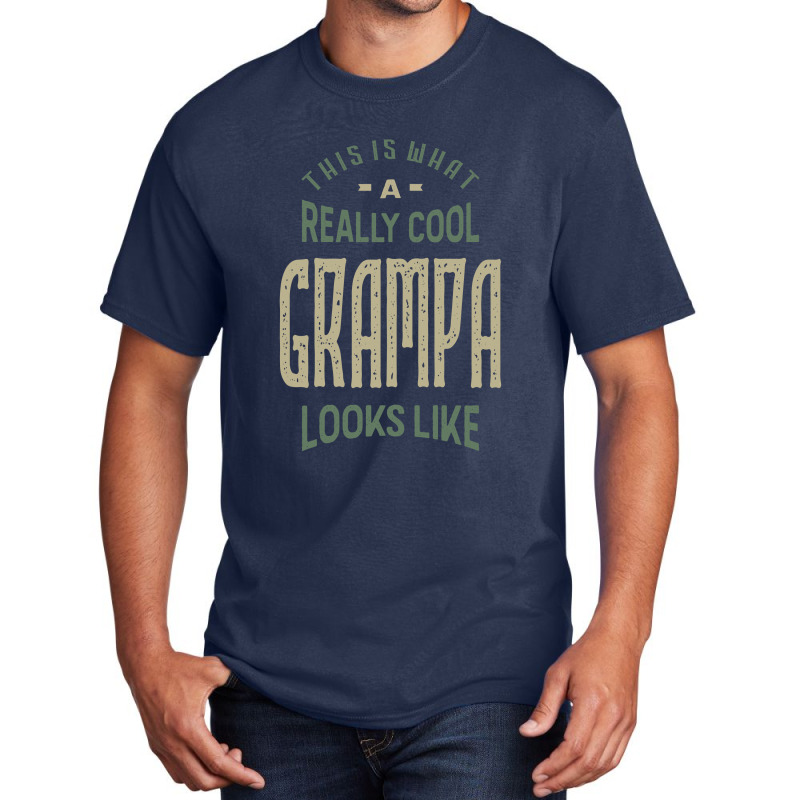 Really Cool Grampa Basic T-shirt | Artistshot