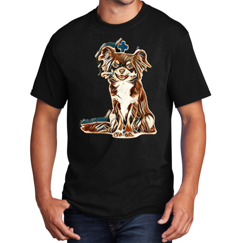 Dog Pet Doctor Isolated Basic T-shirt | Artistshot