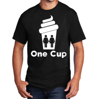 Two Girls One Cup Basic T-shirt | Artistshot