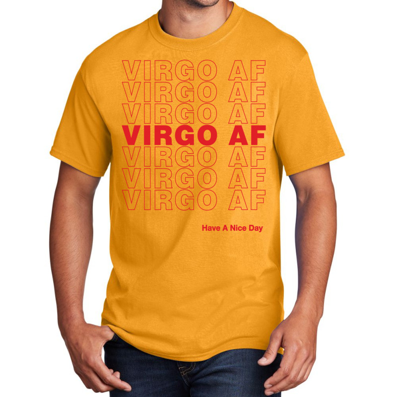 Virgo Af Basic T-shirt | Artistshot