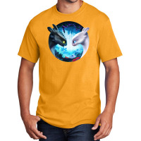 Toothless And Light Fury Basic T-shirt | Artistshot