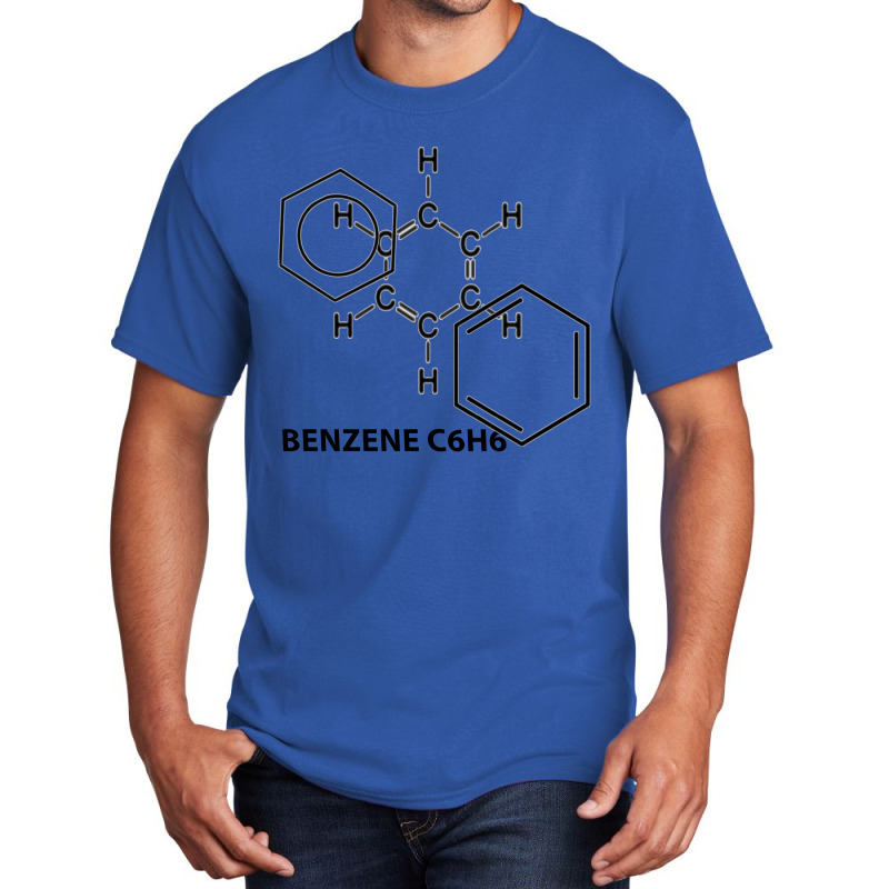 Benzen Ring Design Basic T-shirt by Arunt | Artistshot