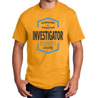 Investigator Basic T-shirt | Artistshot