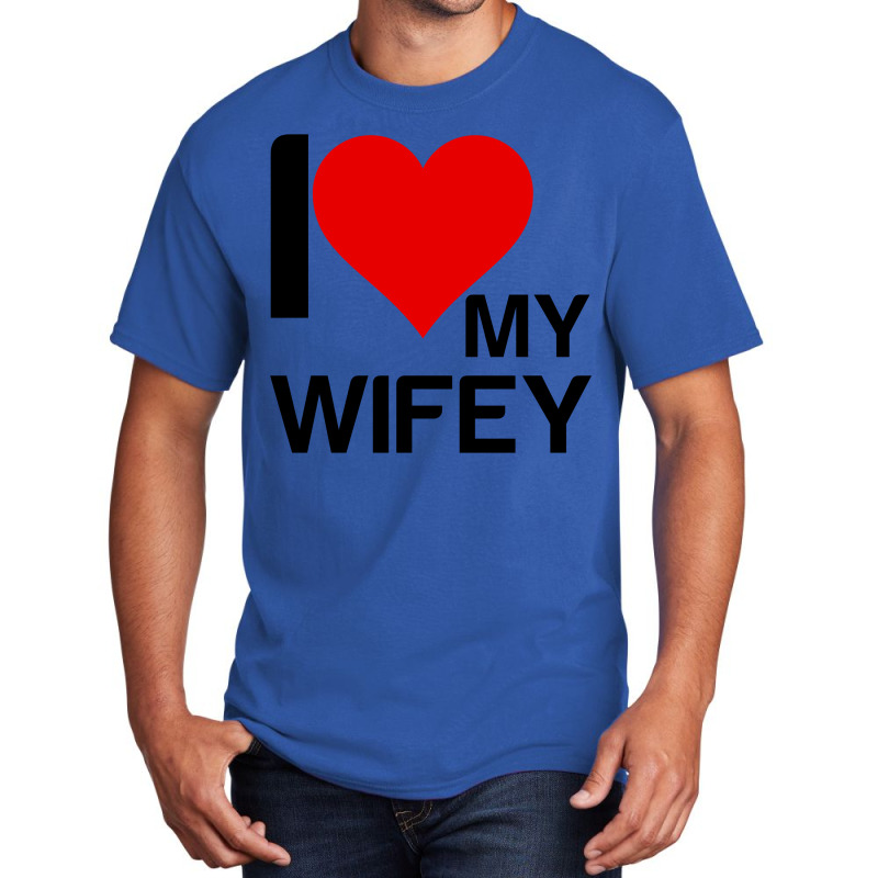 I Heart My Wifey Matching Couple Basic T-shirt | Artistshot