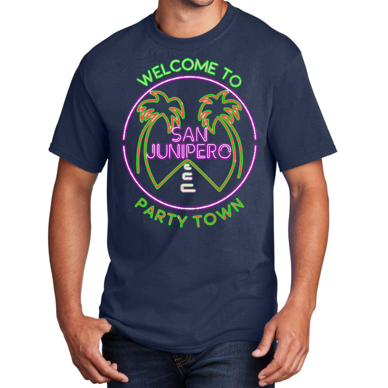 Welcome To San Junipero Basic T-shirt by BLQS Apparel | Artistshot