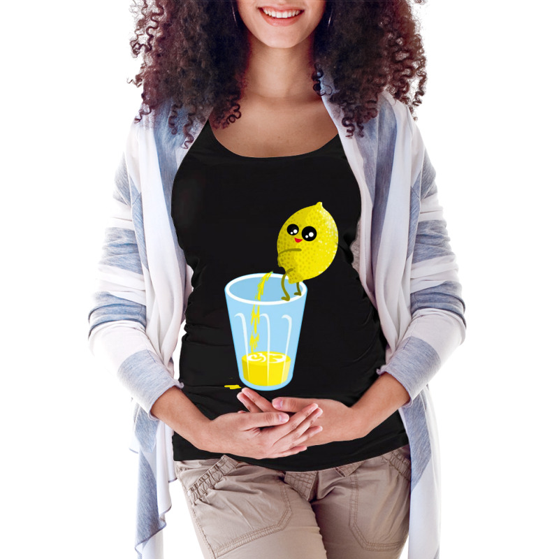 Lemonade Pee Maternity Scoop Neck T-shirt by Balprut Store | Artistshot