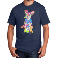 Dog With Perky Ears Basic T-shirt | Artistshot