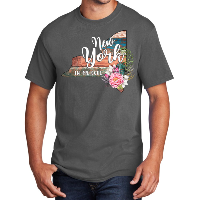 New York In My Soul Basic T-shirt | Artistshot