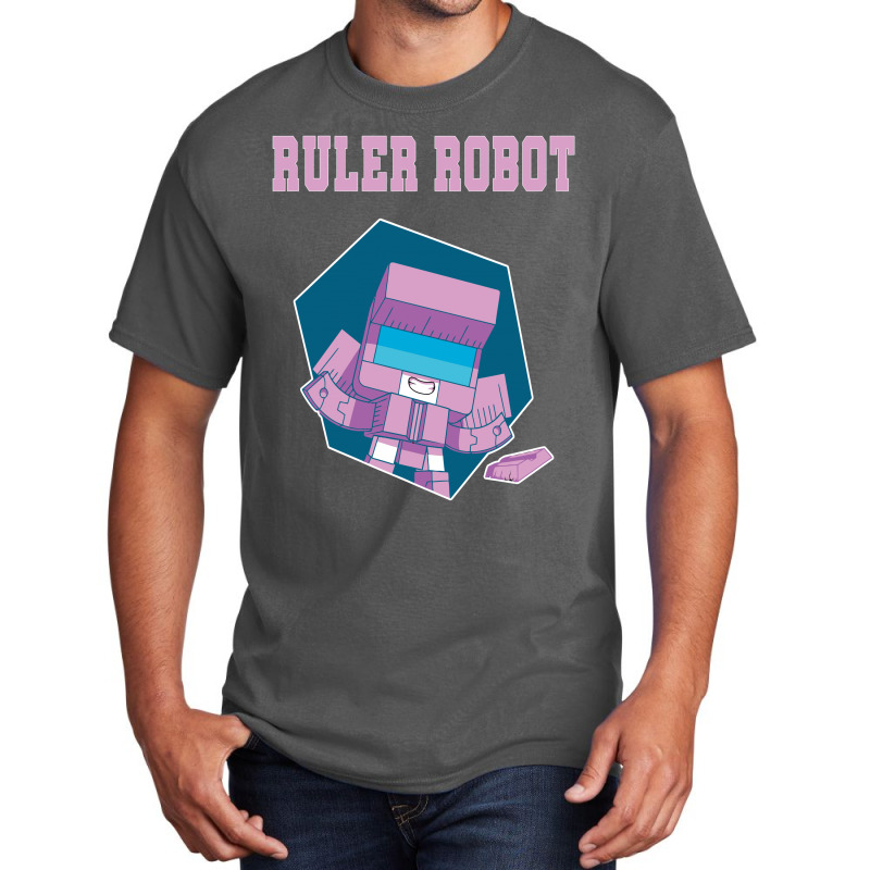 Ruler Robot Basic T-shirt | Artistshot