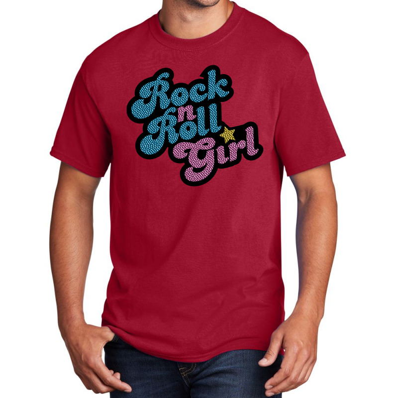 Rock N' Roll Girl Basic T-shirt | Artistshot