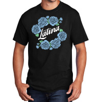 Latina Blue Rose For Dark Basic T-shirt | Artistshot