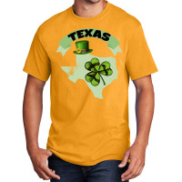 St. Patricks Day Texas Basic T-shirt | Artistshot