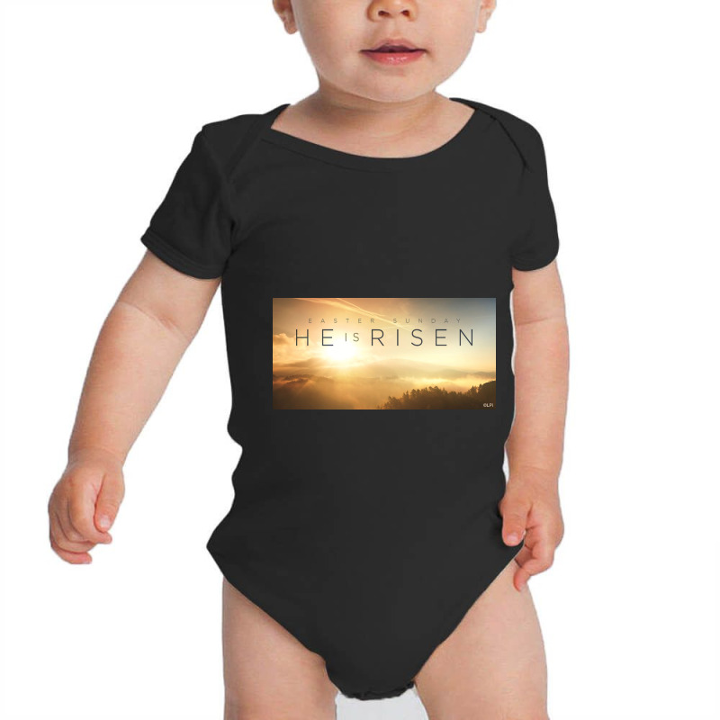 Holy Week And Easter Services,  Easter Sunday He Is Risen Baby Bodysuit | Artistshot