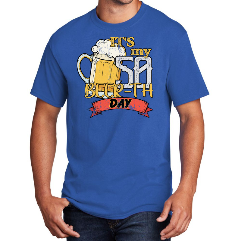 It Is My 50 Beer-th Day Basic T-shirt by autlu2024 | Artistshot