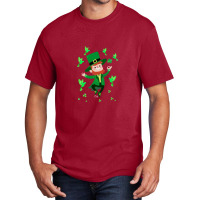 Leprechaun Hummingbird St Patricks Day Costume Green Bird Basic T-shirt | Artistshot