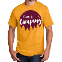 Camping Time Basic T-shirt | Artistshot