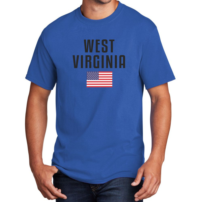 West Virginia Basic T-shirt by Chris Ceconello | Artistshot