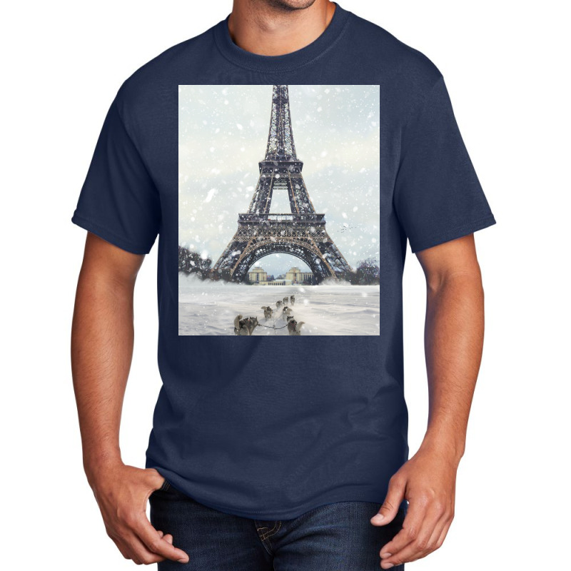 Paris Basic T-shirt by omerpsd | Artistshot