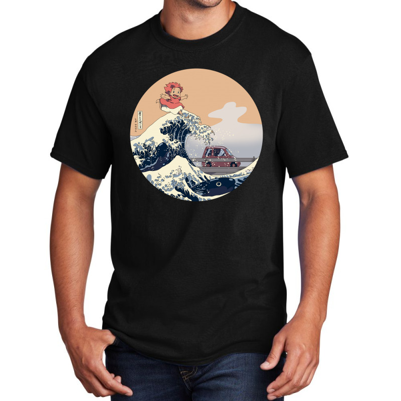 Studio Ghibli Basic T-shirt by mazikos | Artistshot